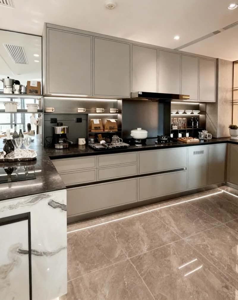 Custom fitted kitchen interior